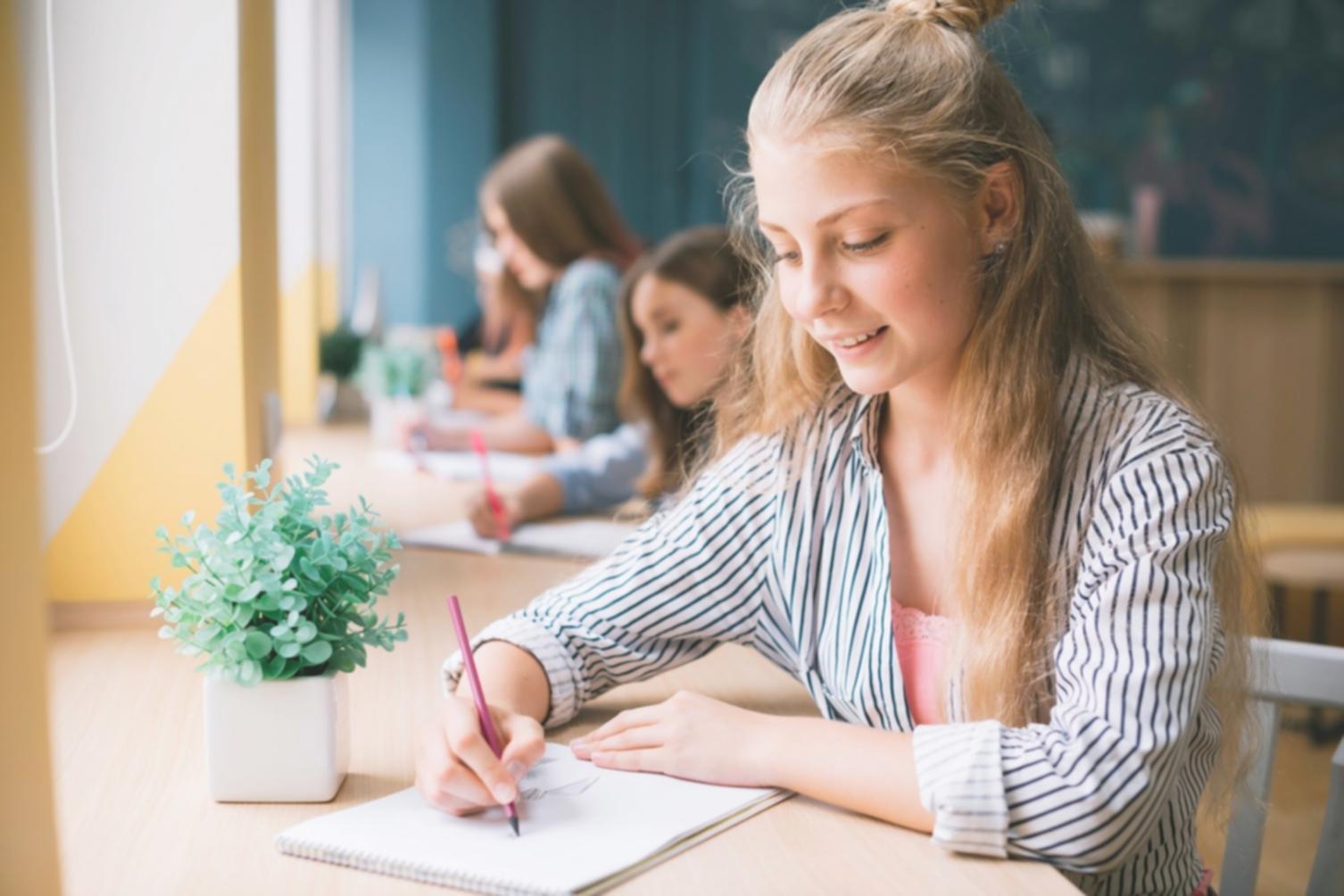 Teilnehmer in einer Franchise-Finanzschulung